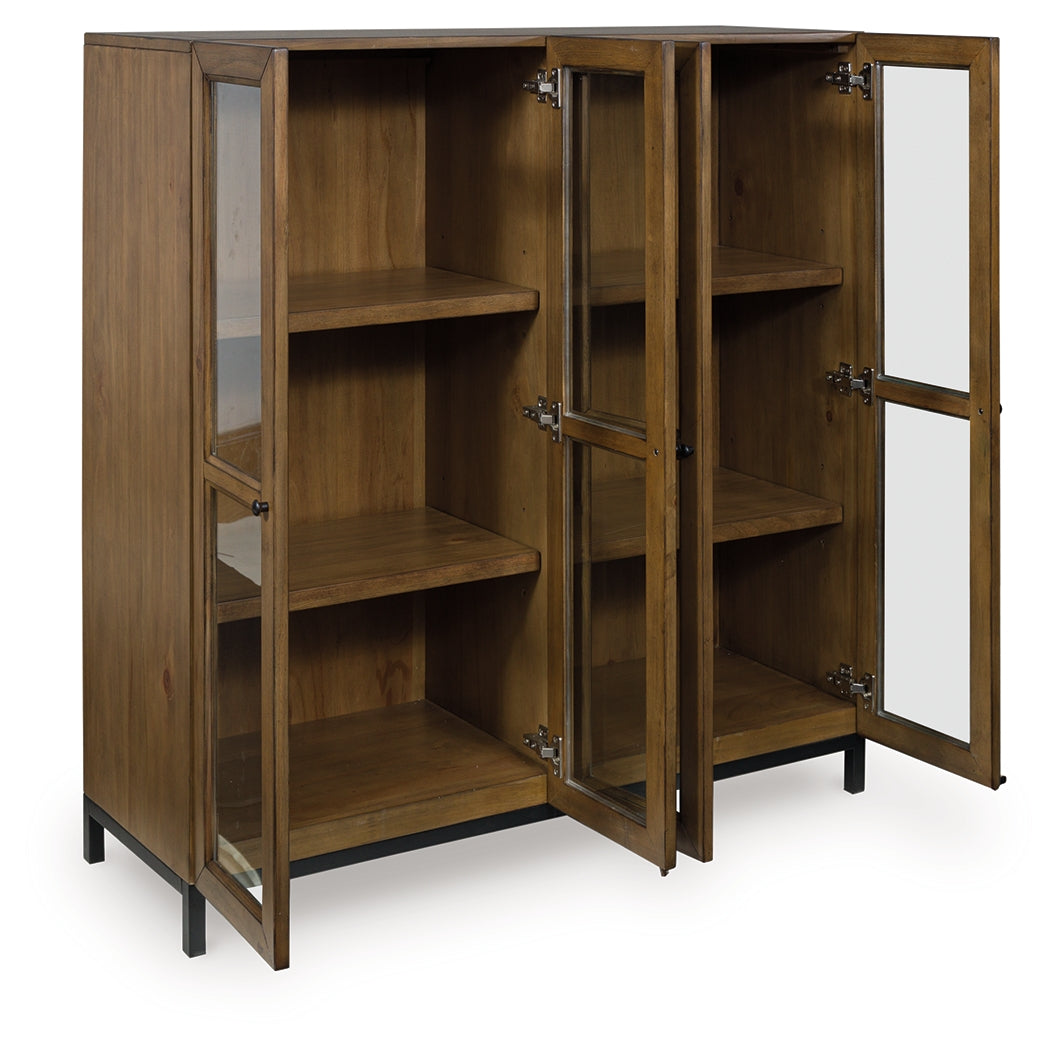 Wrenridge Gray Brown Accent Cabinet