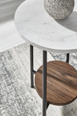 Wrenwich Brown/Black/White Occasional Table Set (Set of 3)