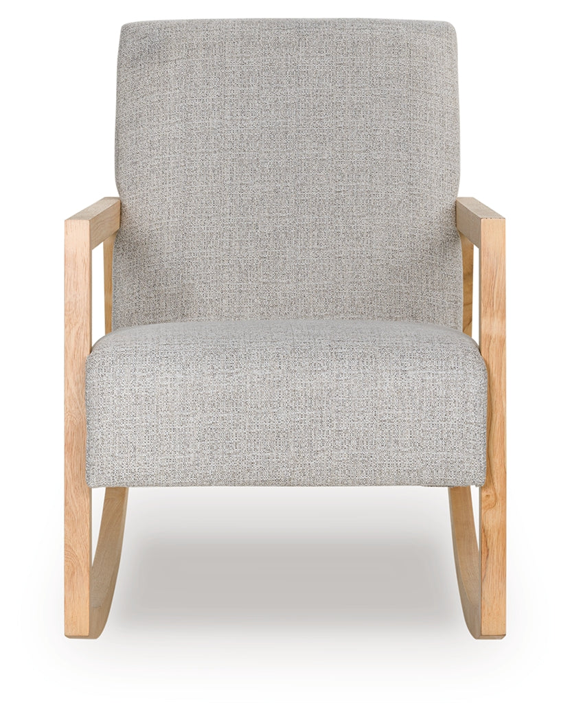 Wychworth Gray/Natural Accent Chair