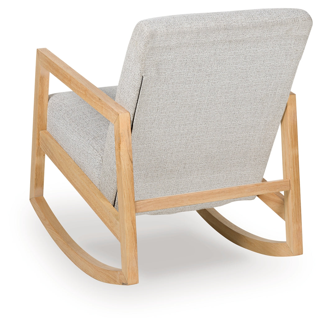 Wychworth Gray/Natural Accent Chair