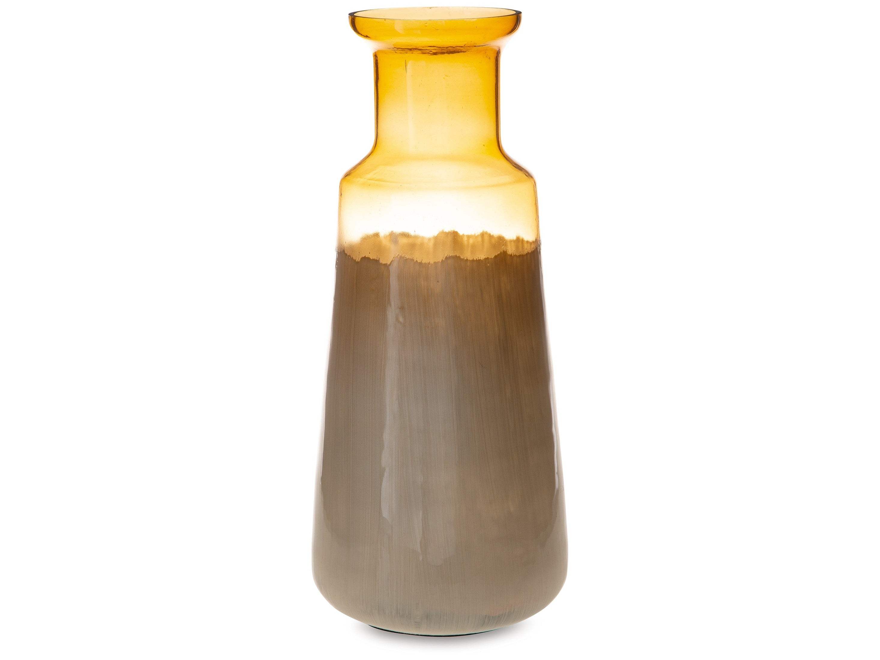 Wynburg White/Amber Vase