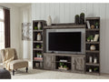 Wynnlow Gray 4-Piece Entertainment Center