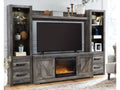 Wynnlow 4 Pc Entertainment Center, Gray
