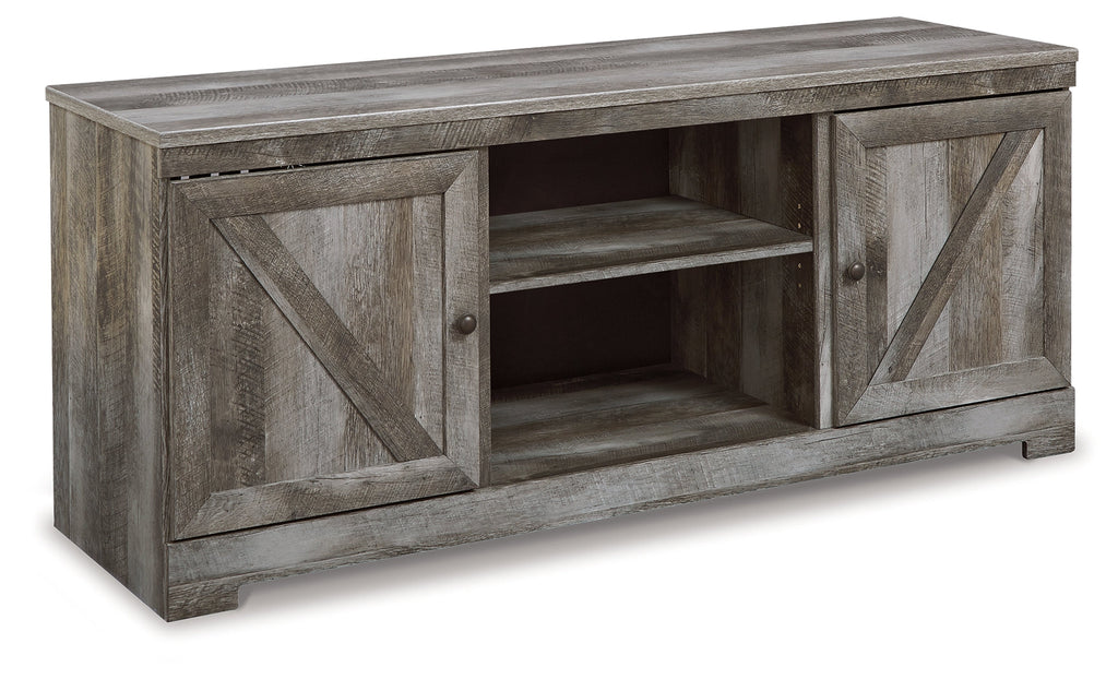 Wynnlow Gray 63" TV Stand w/Fireplace Option