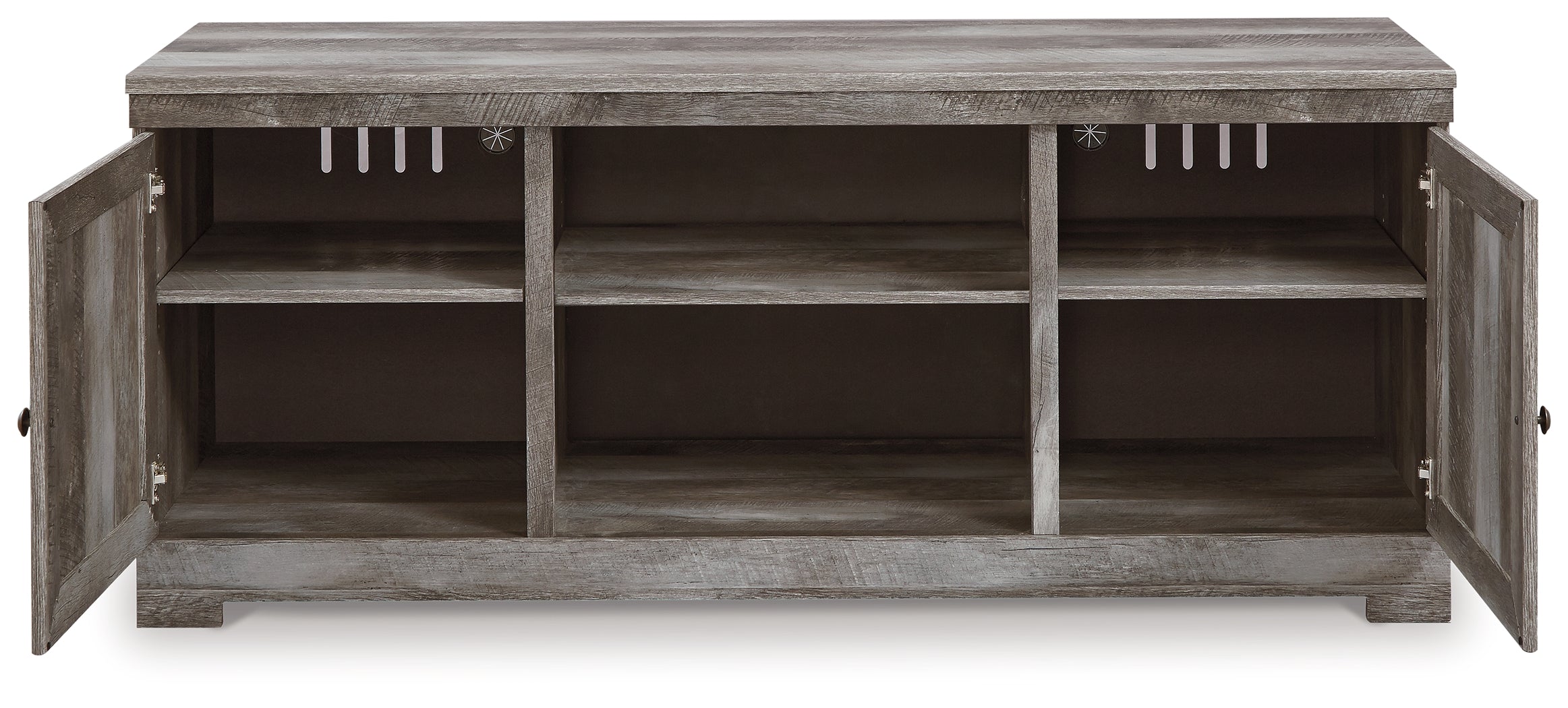 Wynnlow Gray 63" TV Stand w/Fireplace Option