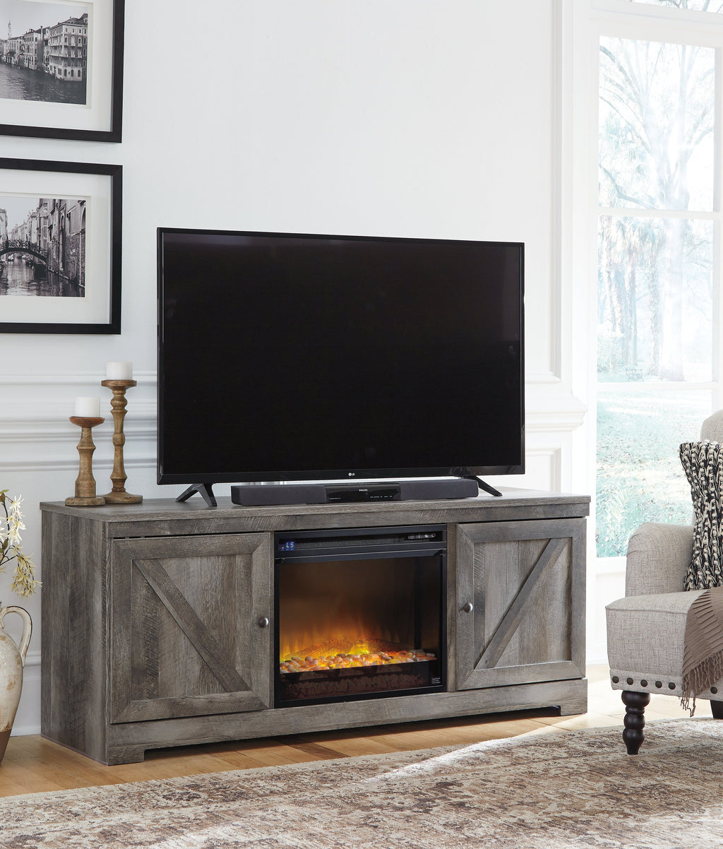 Wynnlow 63" TV Stand, Gray