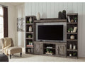 Wynnlow Gray Entertainment Center 4pcs