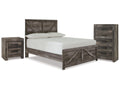 Wynnlow Gray Full Panel Bed & Chest & Nightstand