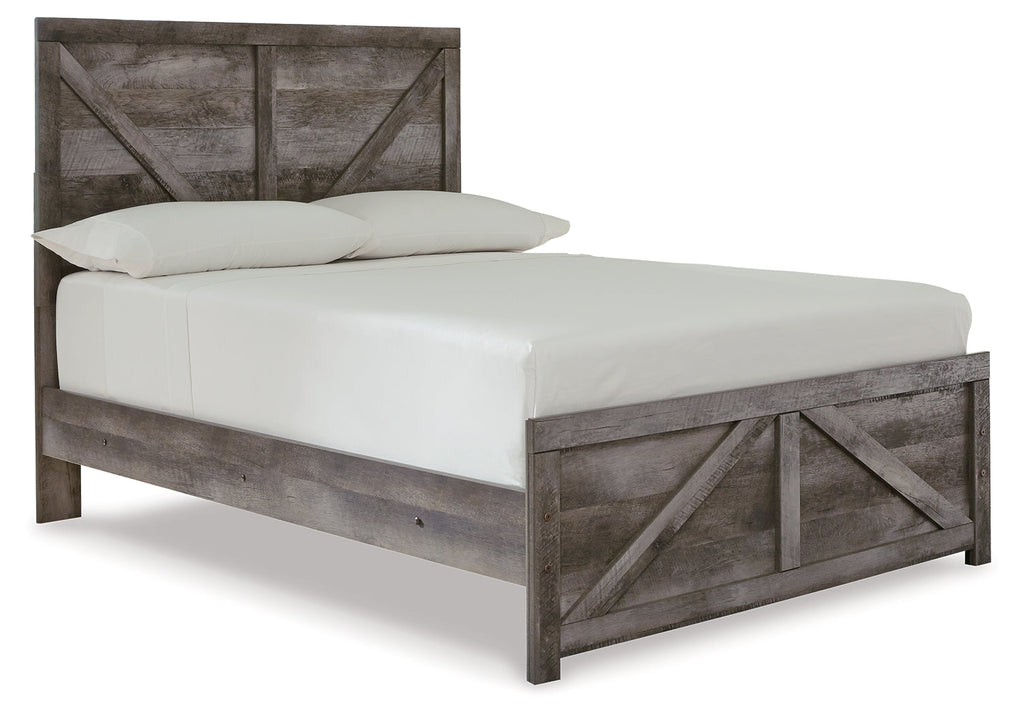 Wynnlow Gray Full Panel Bed & Chest & Nightstand