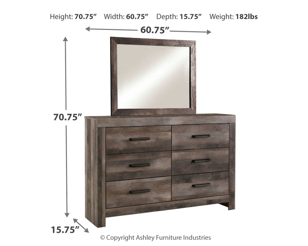 Wynnlow King Panel Bedroom Set, Gray