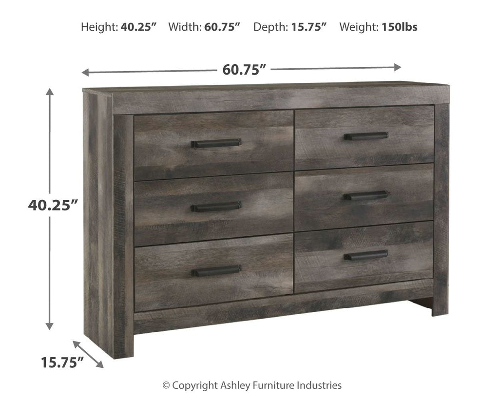Wynnlow King Panel Bedroom Set, Gray