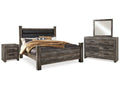 Wynnlow King Poster Bedroom Set, Gray