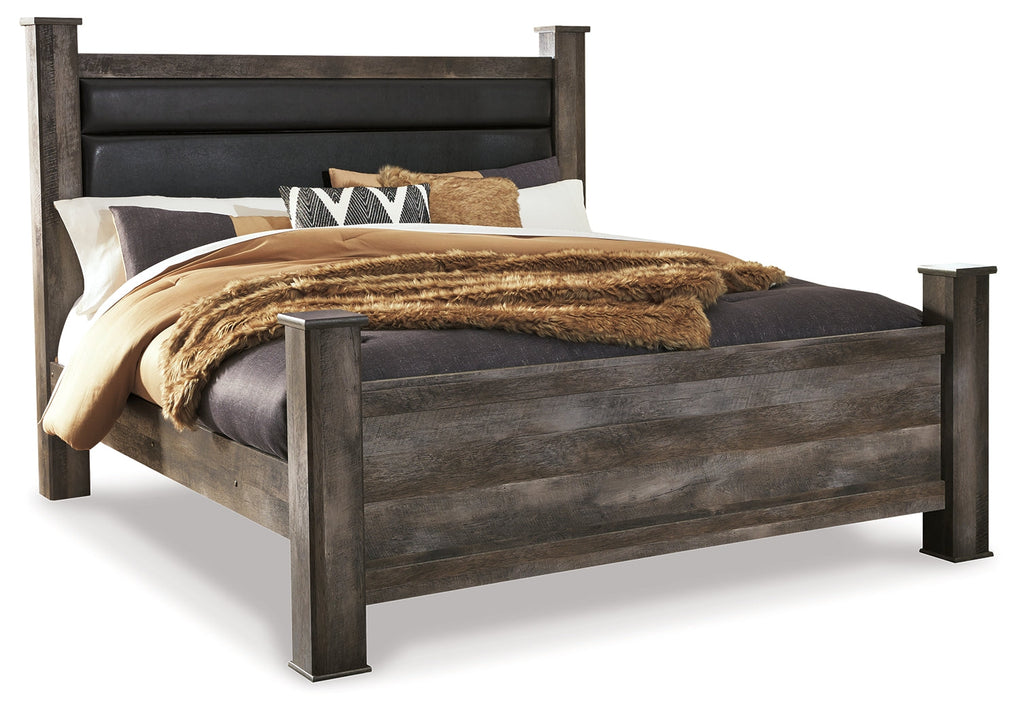 Wynnlow King Poster Bedroom Set, Gray