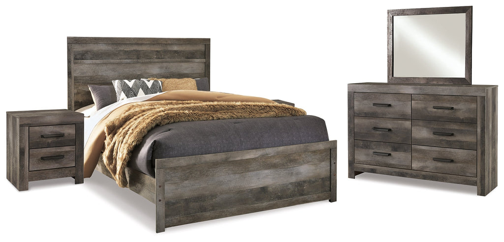 Wynnlow Queen Panel Bedroom Set, Gray