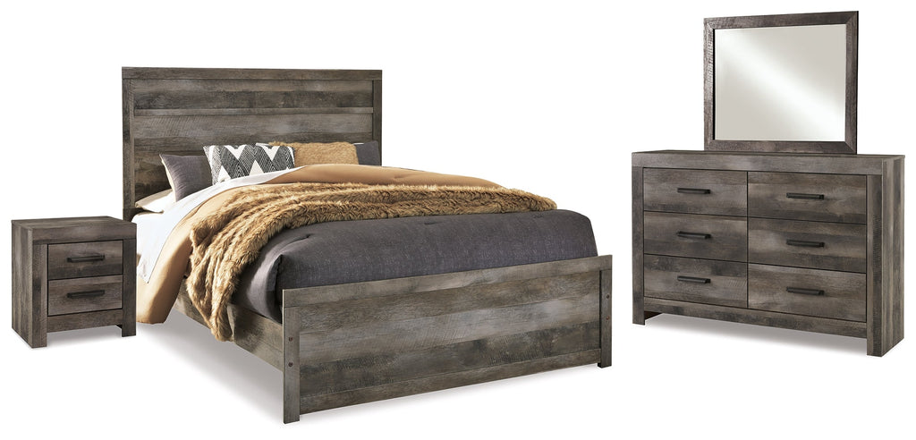 Wynnlow Queen Panel Bedroom Set, Gray