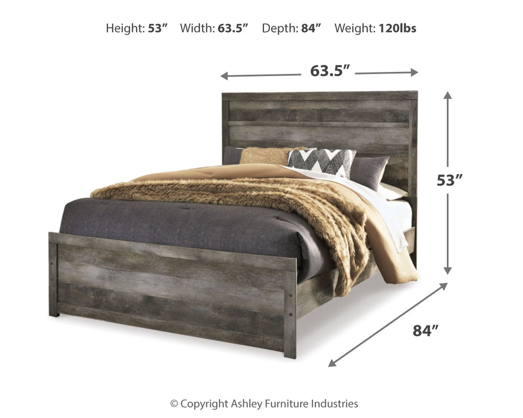 Wynnlow Queen Panel Bedroom Set, Gray