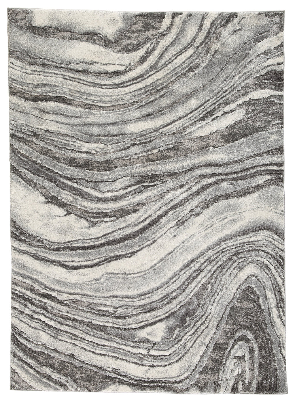 Wysdale Ivory/Gray 5' x 7' Medium Rug