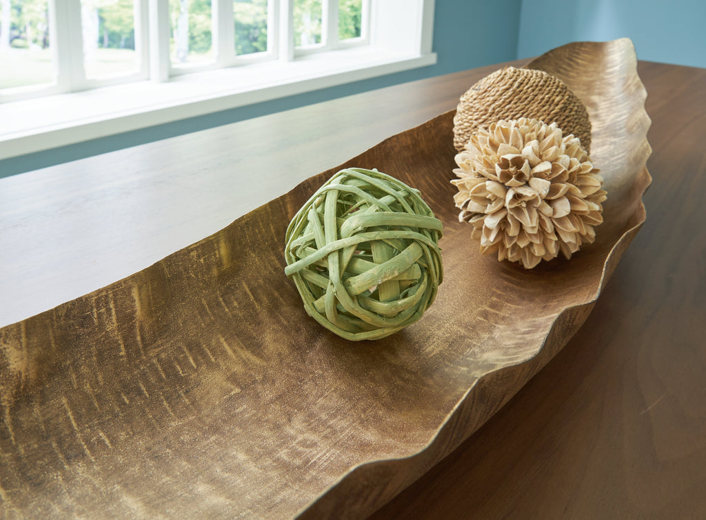 Wystenburg Antique Gold Finish Tray