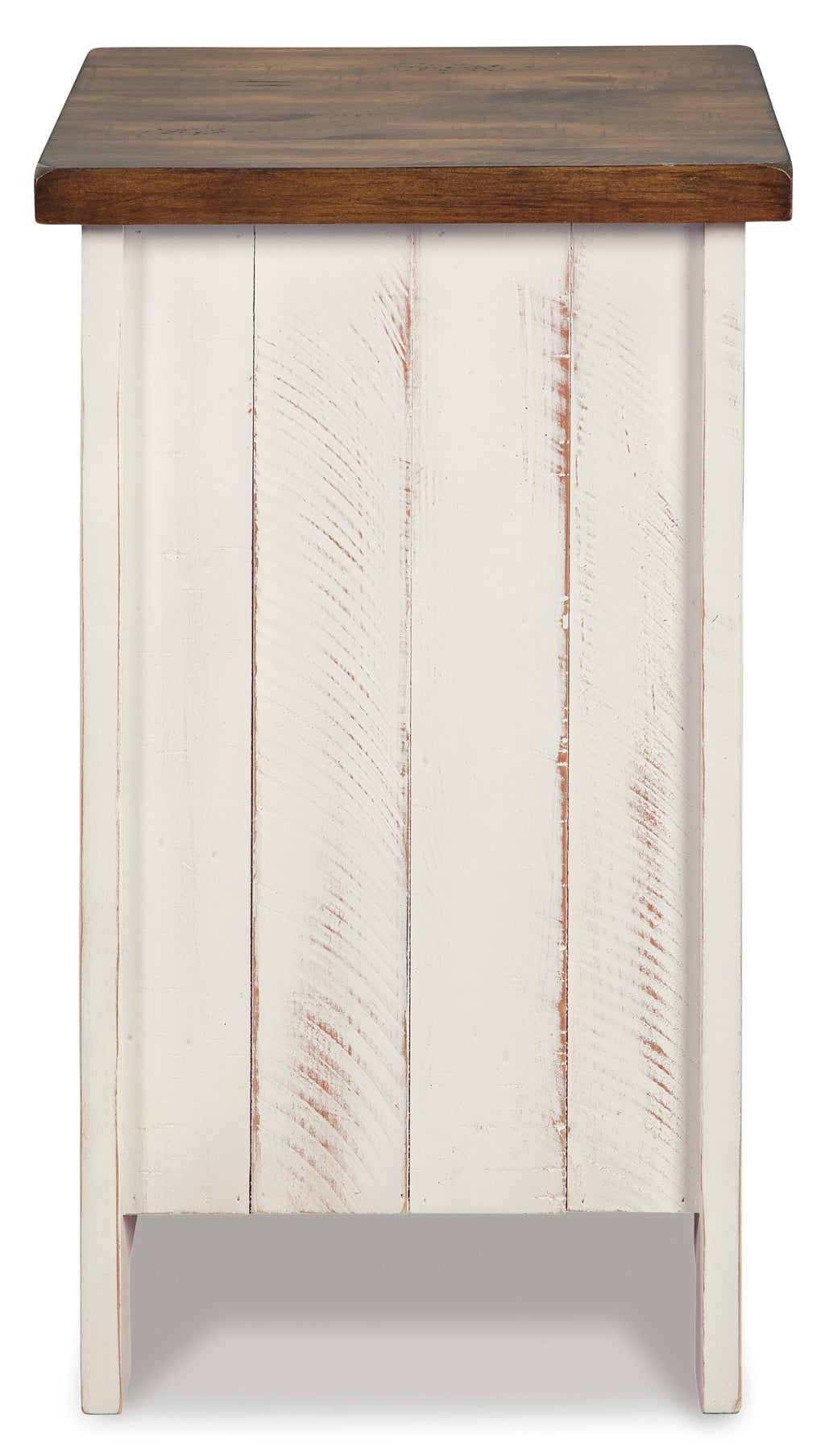 Wystfield White/Brown Chairside End Table