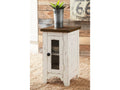 Wystfield White/Brown Chairside End Table