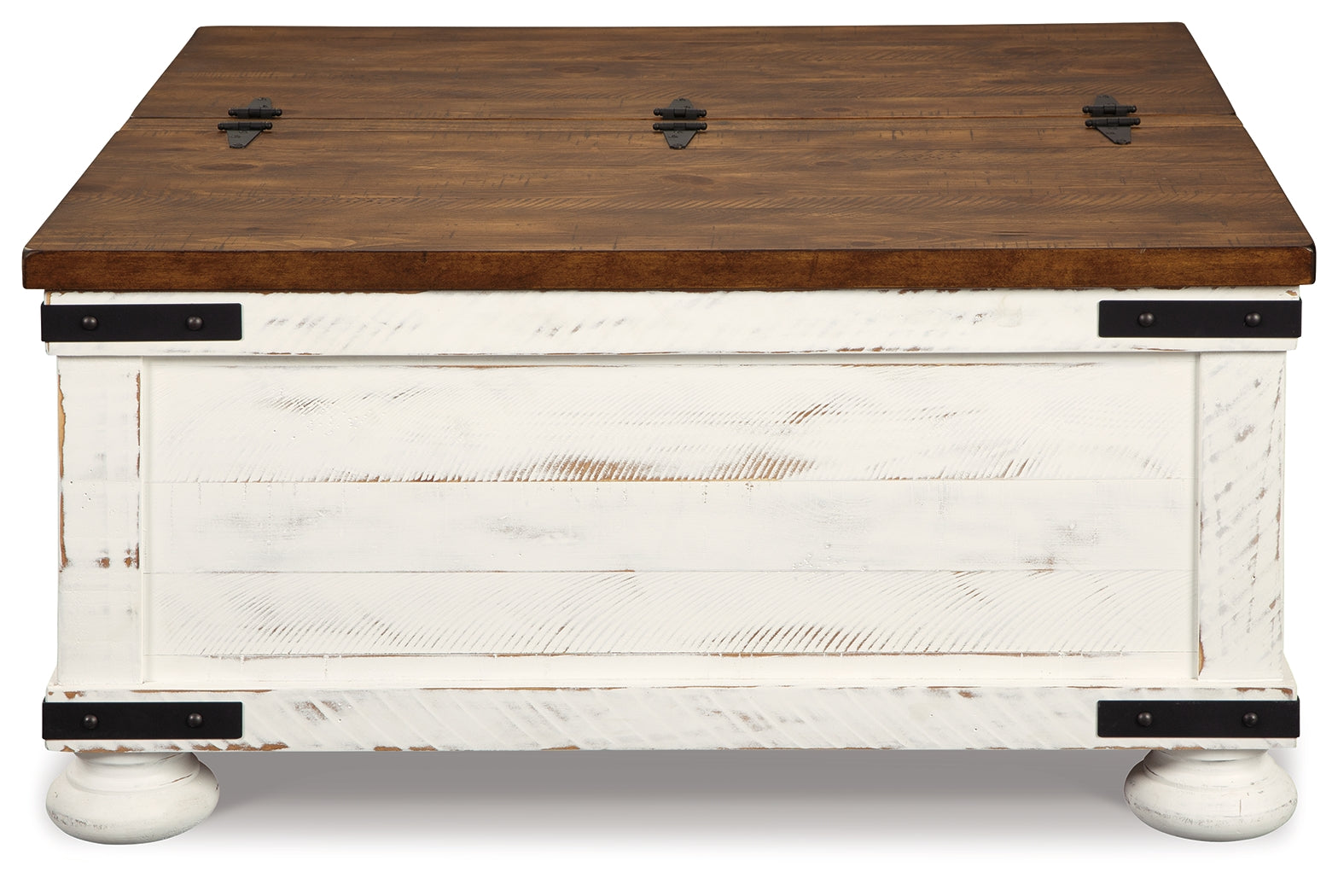 Wystfield White/Brown Coffee Table and 2 End Tables