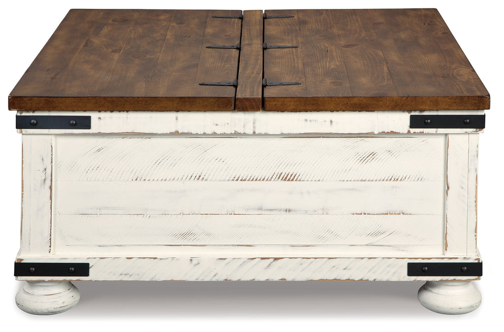 Wystfield White/Brown Coffee Table and 2 End Tables
