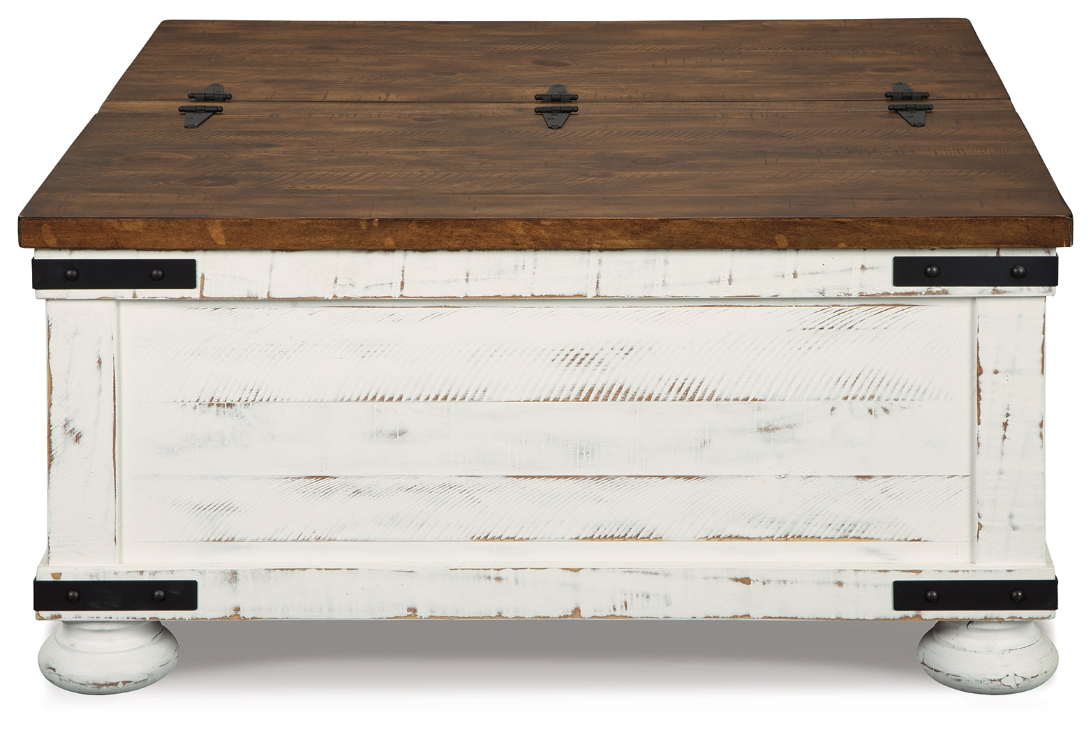Wystfield White/Brown Coffee Table and 2 End Tables