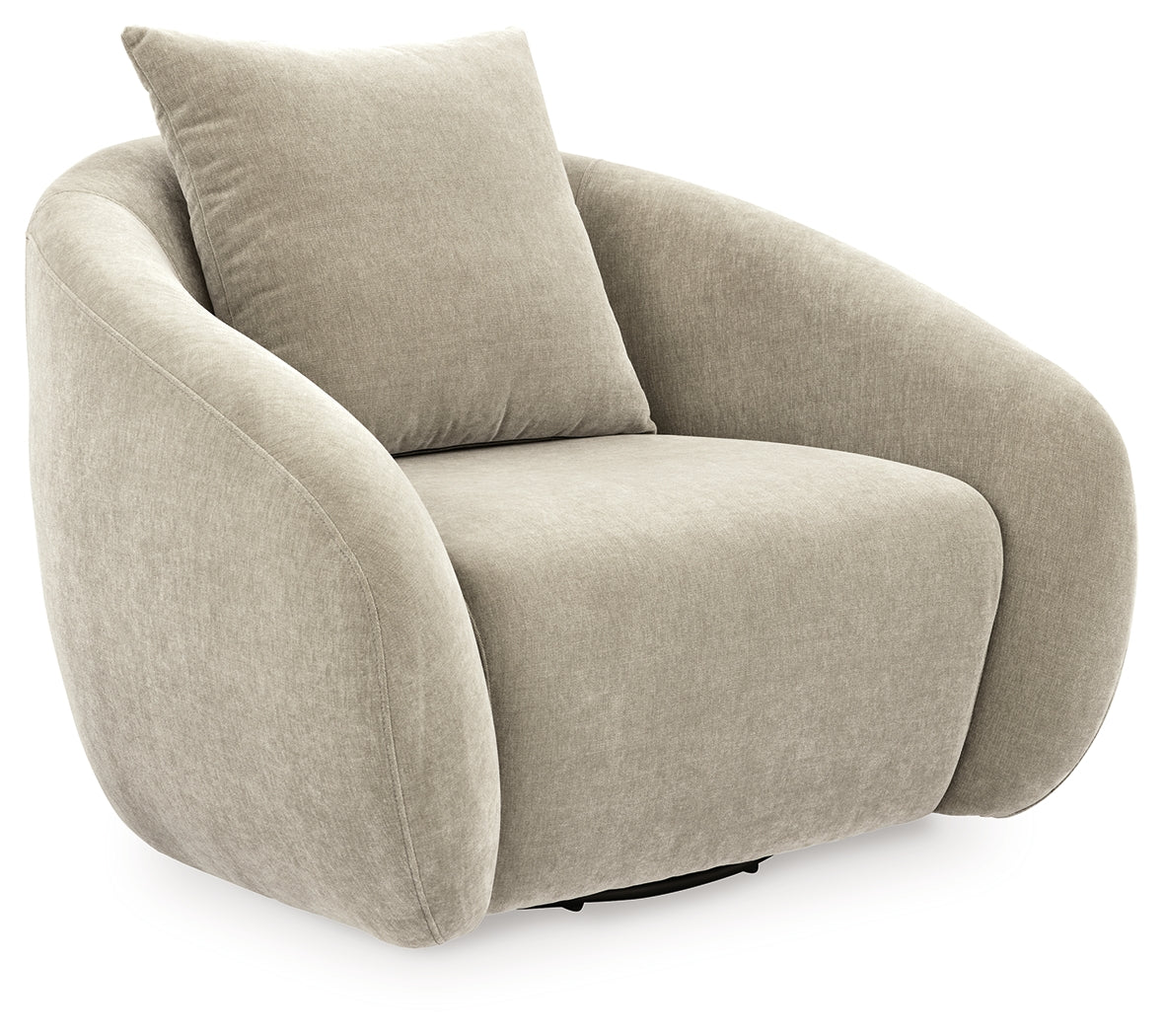 Yahya Pebble Swivel Accent Chair