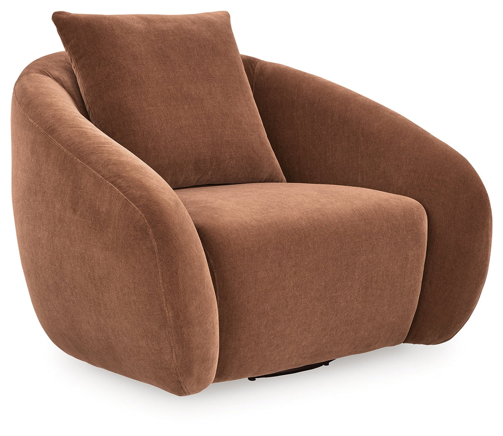 Yahya Sienna Swivel Accent Chair