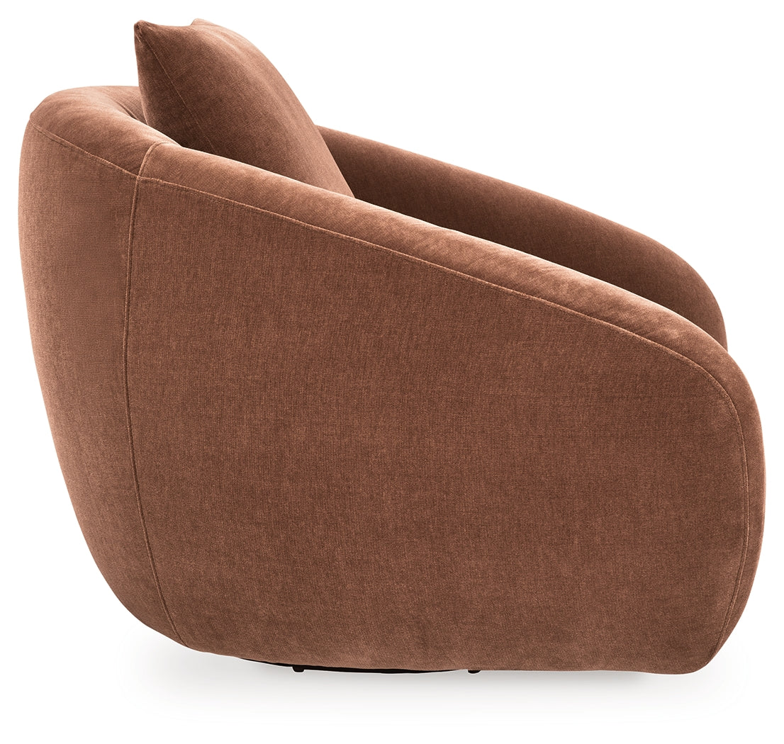 Yahya Sienna Swivel Accent Chair
