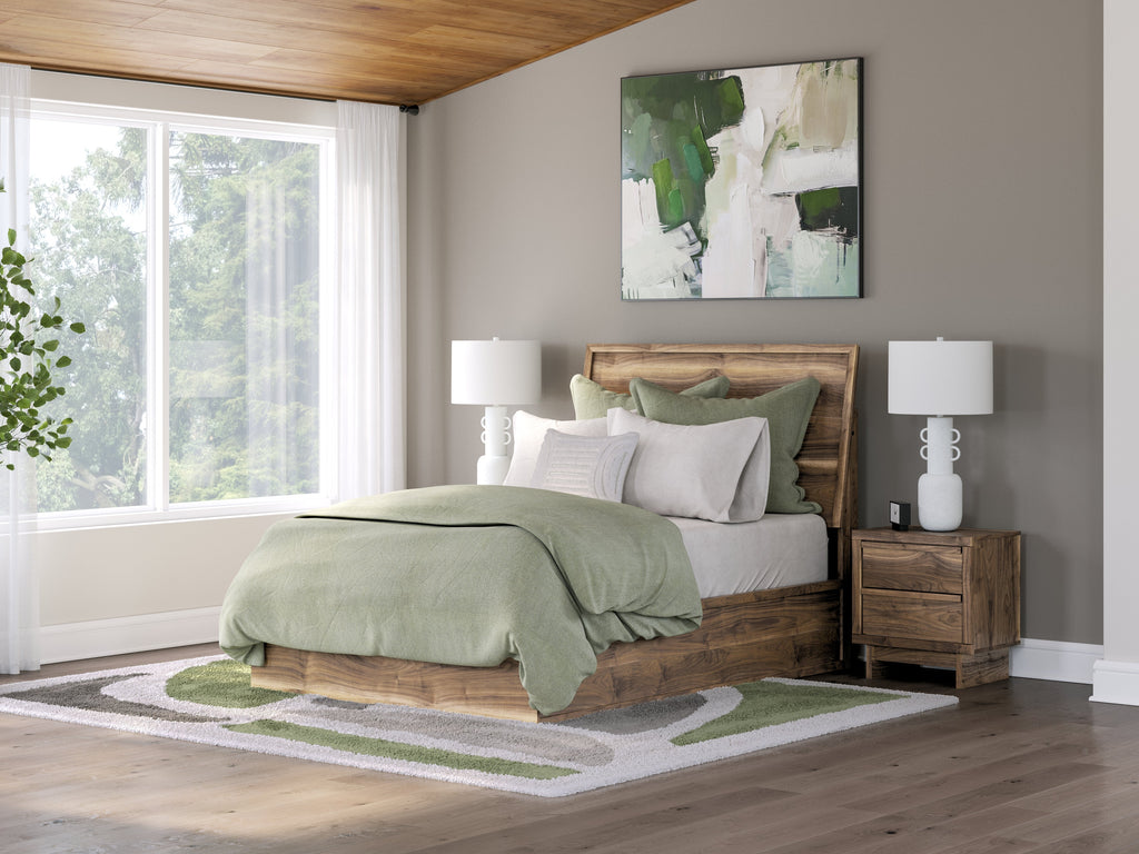 Zadilyn Brown Full Panel Bed