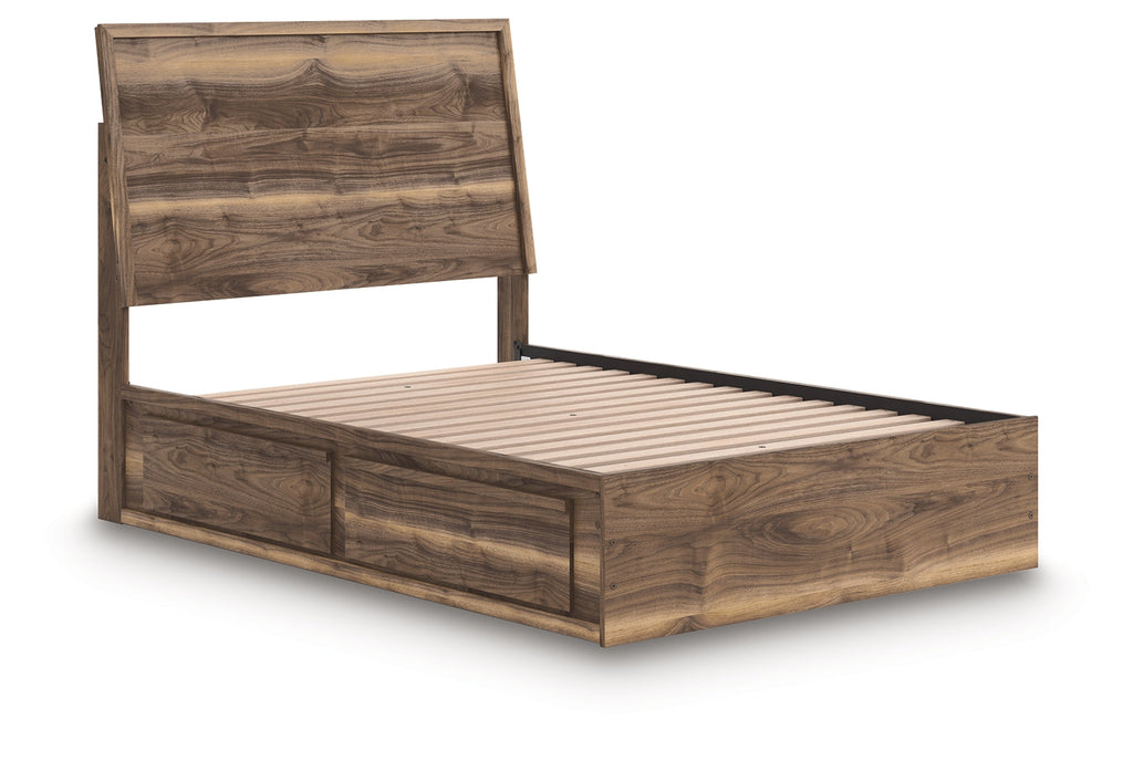 Zadilyn Brown Full Panel Bed with Storage