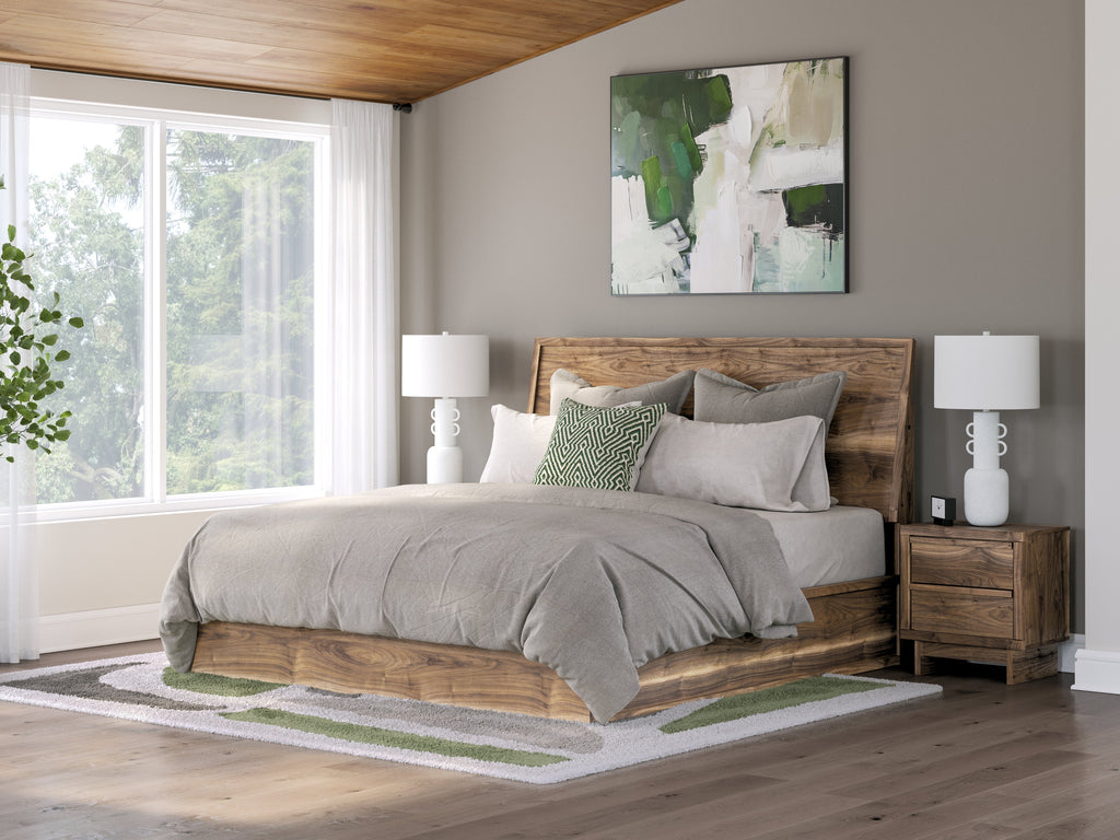 Zadilyn Brown King Panel Bed