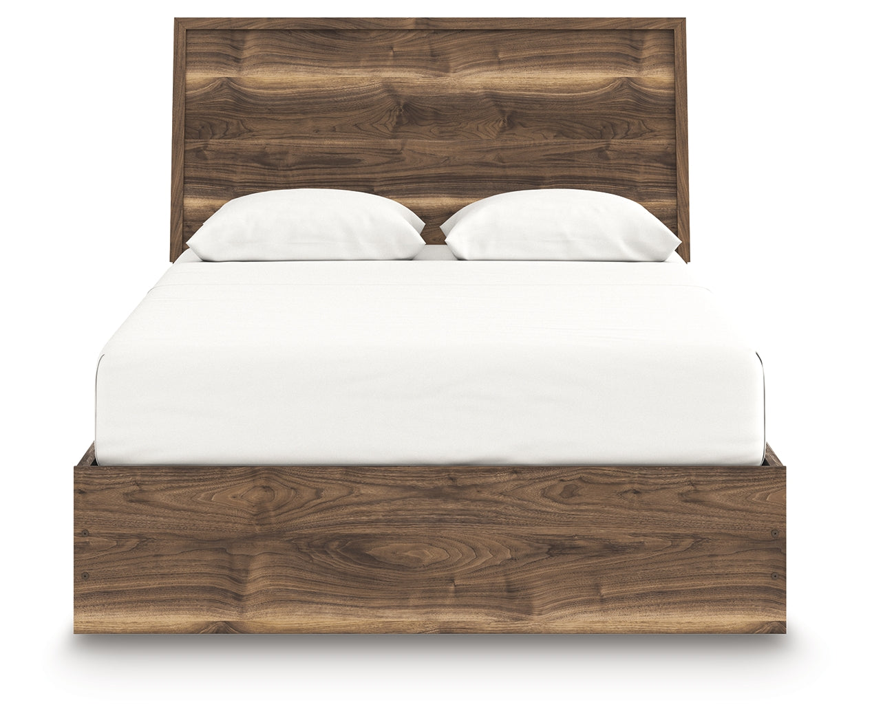 Zadilyn Brown King Panel Bed with Storage