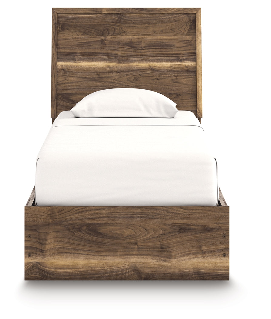 Zadilyn Brown Twin Panel Bed