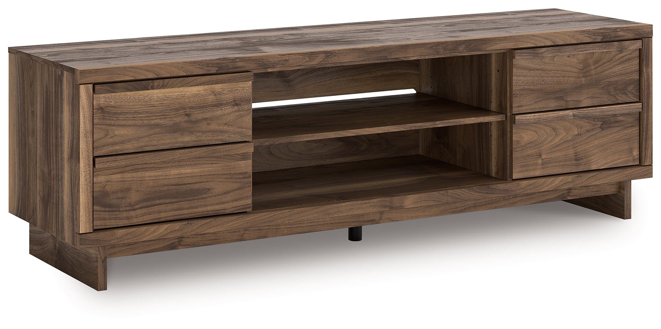 Zadilyn Brown XL TV Stand w/Fireplace Option