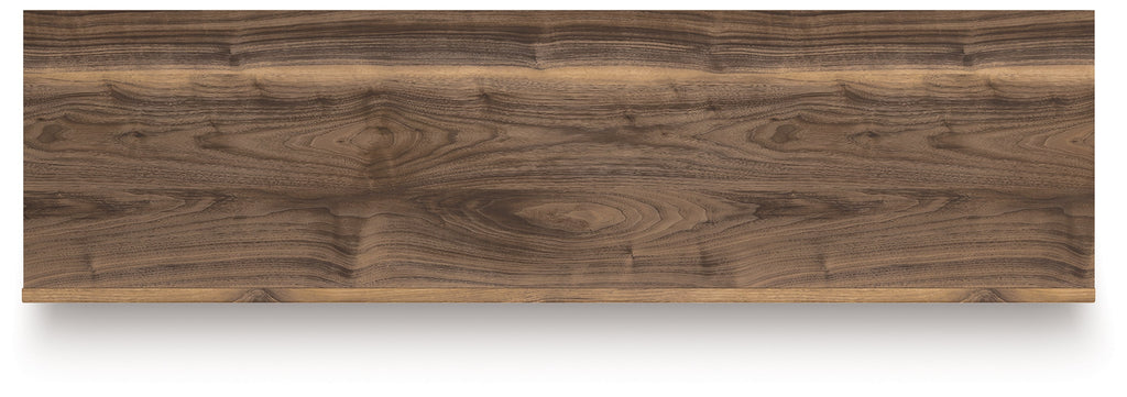 Zadilyn Brown XL TV Stand w/Fireplace Option