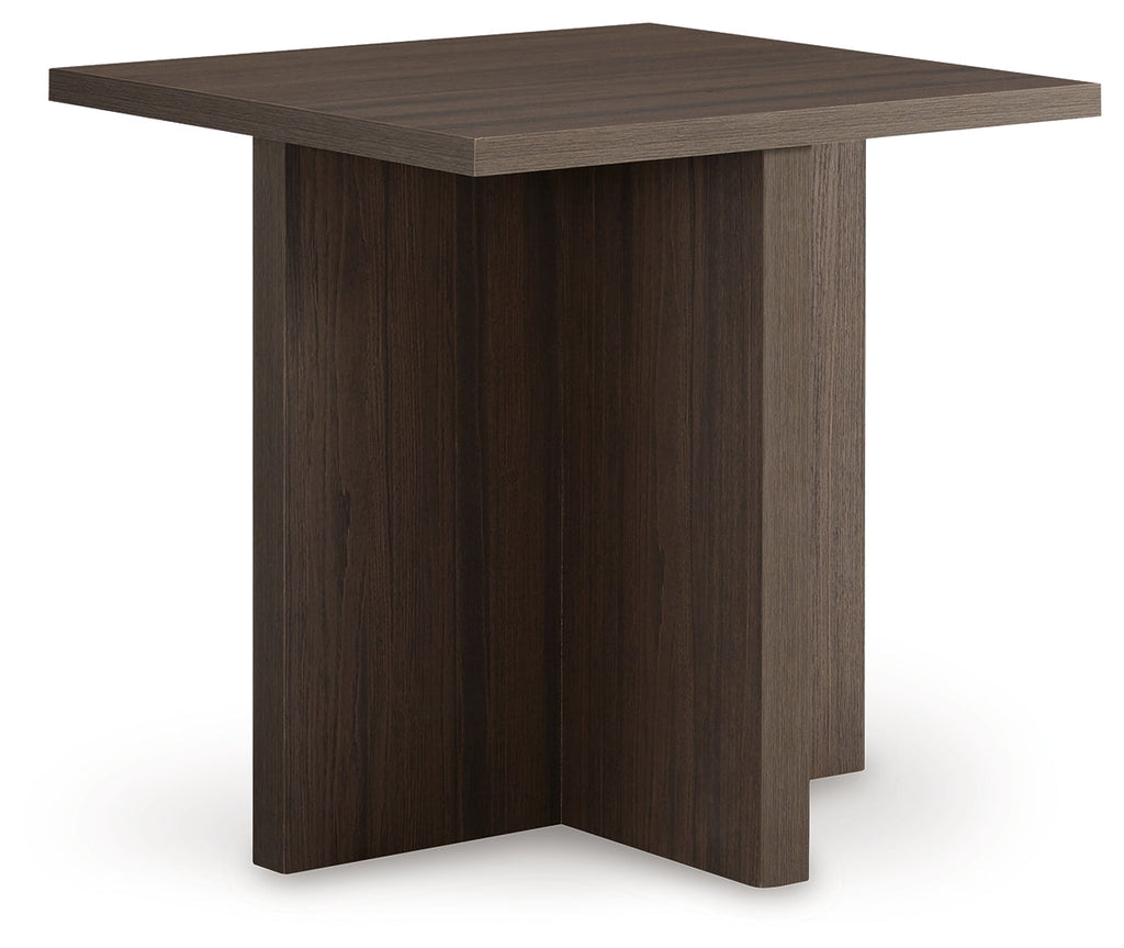 Zendex Brown Occasional Table Set (Set of 2)