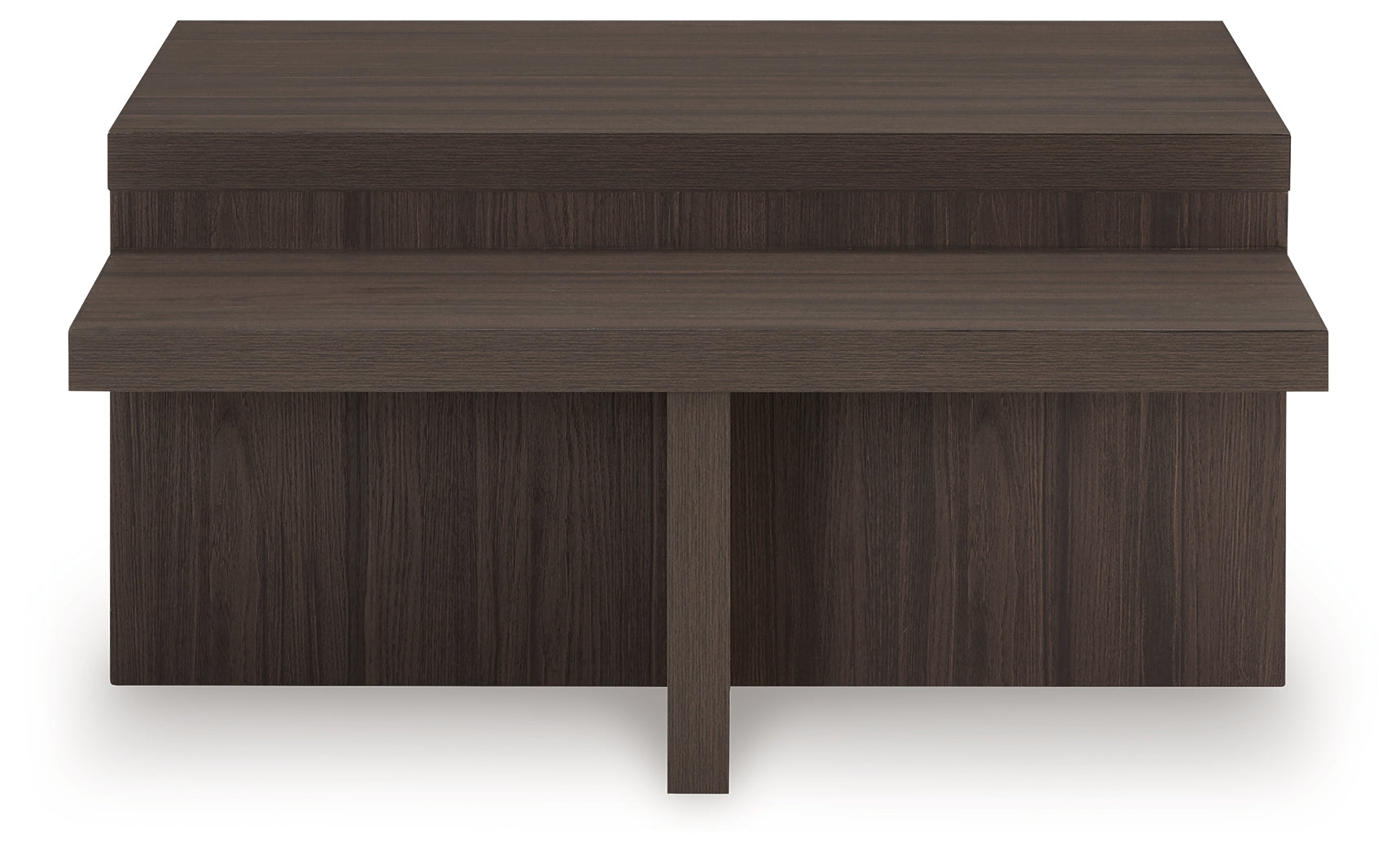 Zendex Brown Occasional Table Set (Set of 2)