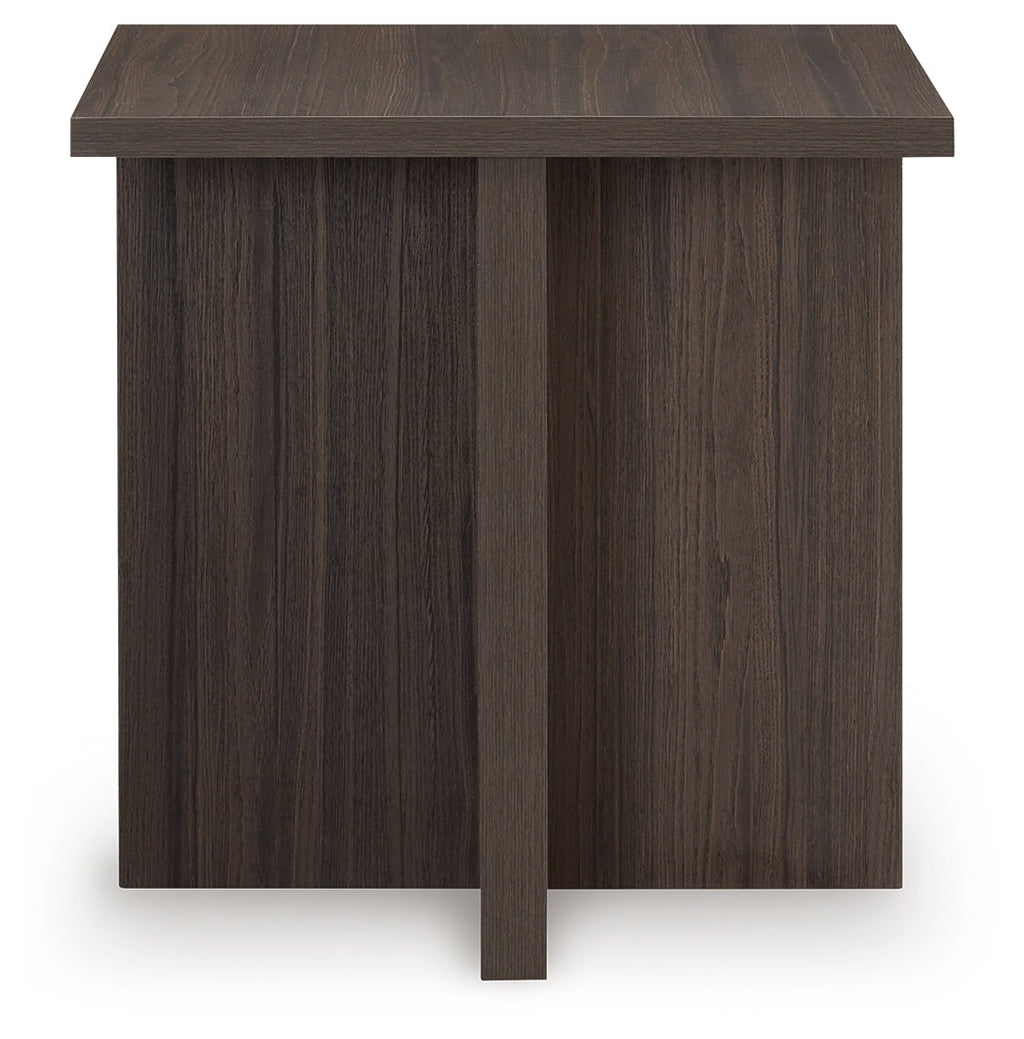 Zendex Brown Occasional Table Set (Set of 2)