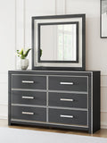 Zuraleus Black Dresser and Mirror