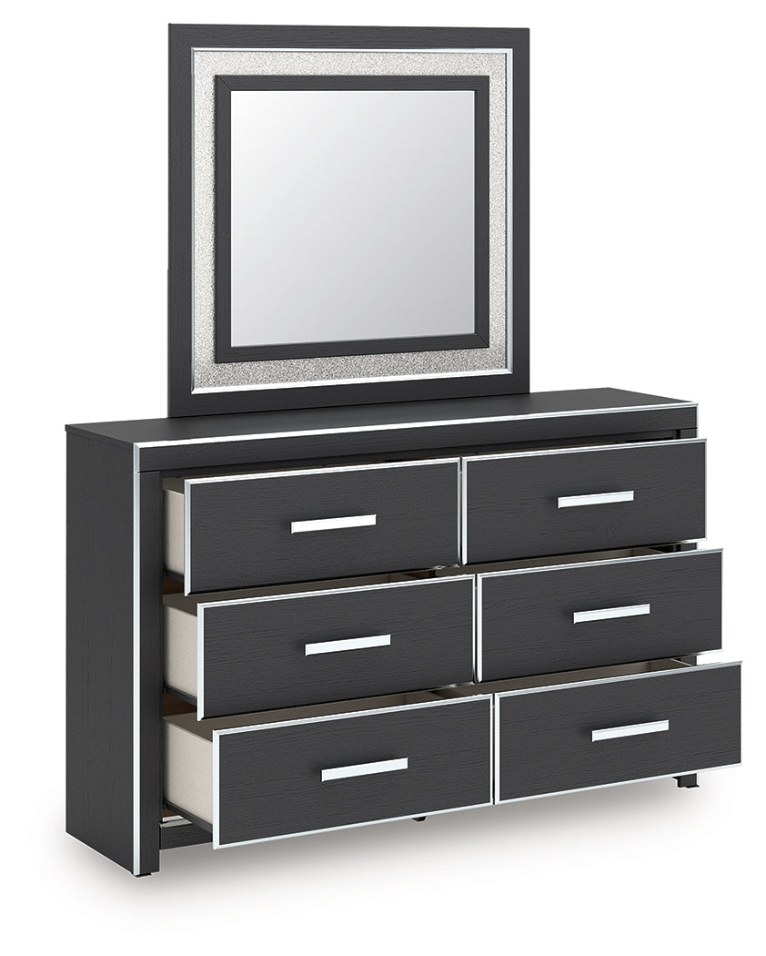 Zuraleus King Panel Bedroom Set, Black