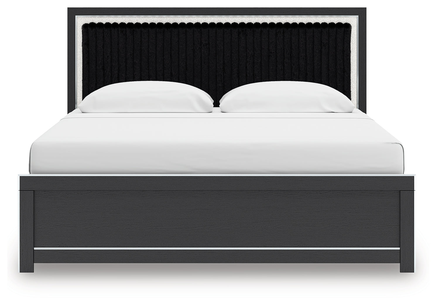 Zuraleus King Panel Bedroom Set, Black