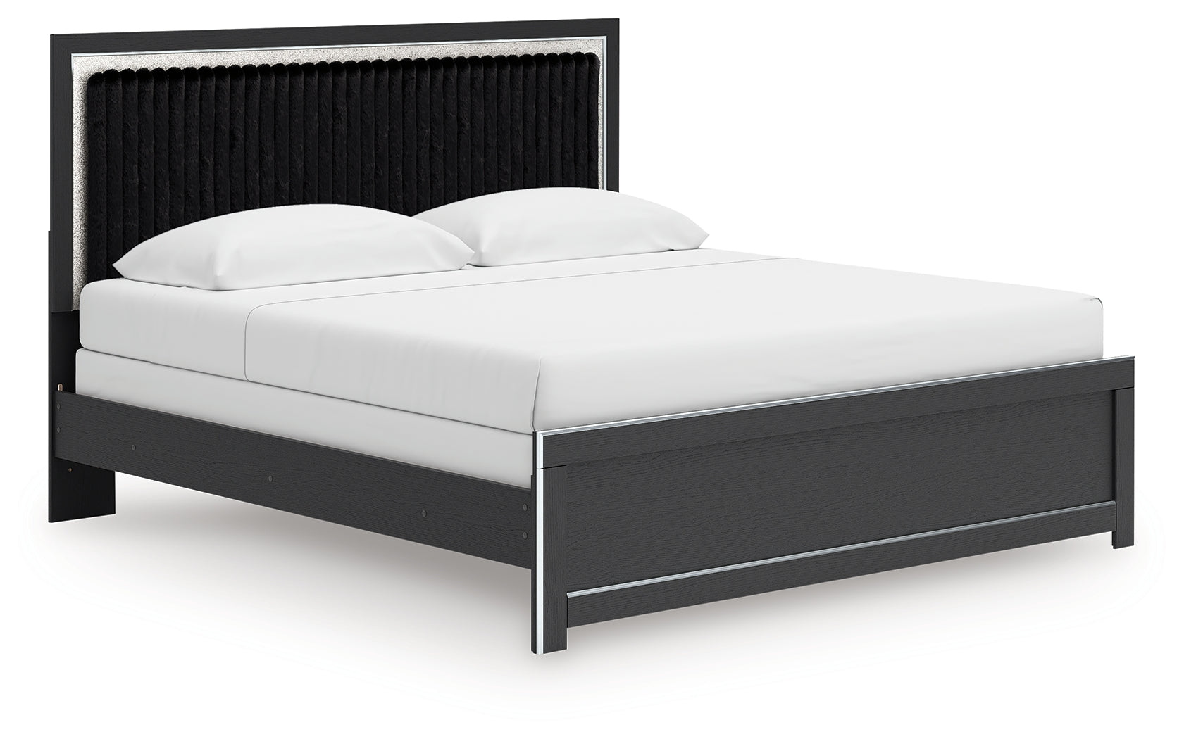 Zuraleus King Panel Bedroom Set, Black
