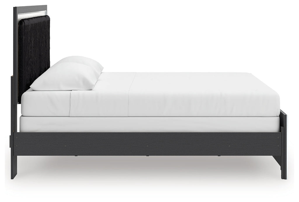 Zuraleus King Panel Bedroom Set, Black