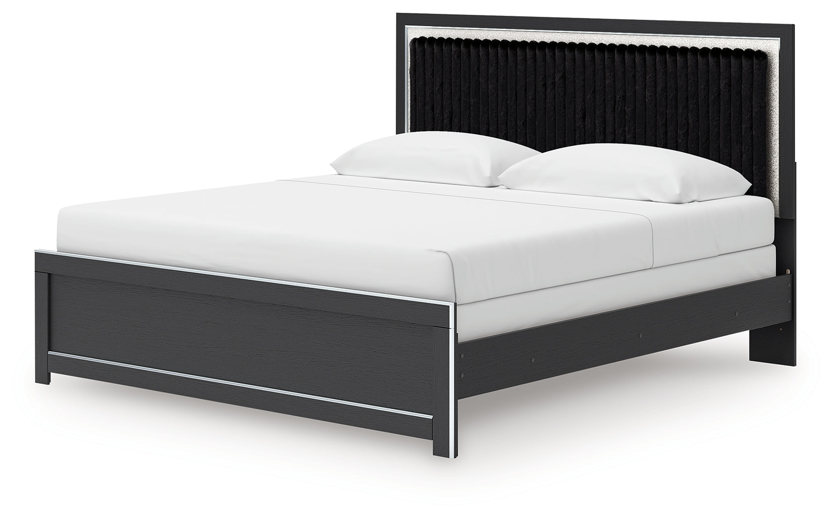 Zuraleus King Panel Bedroom Set, Black