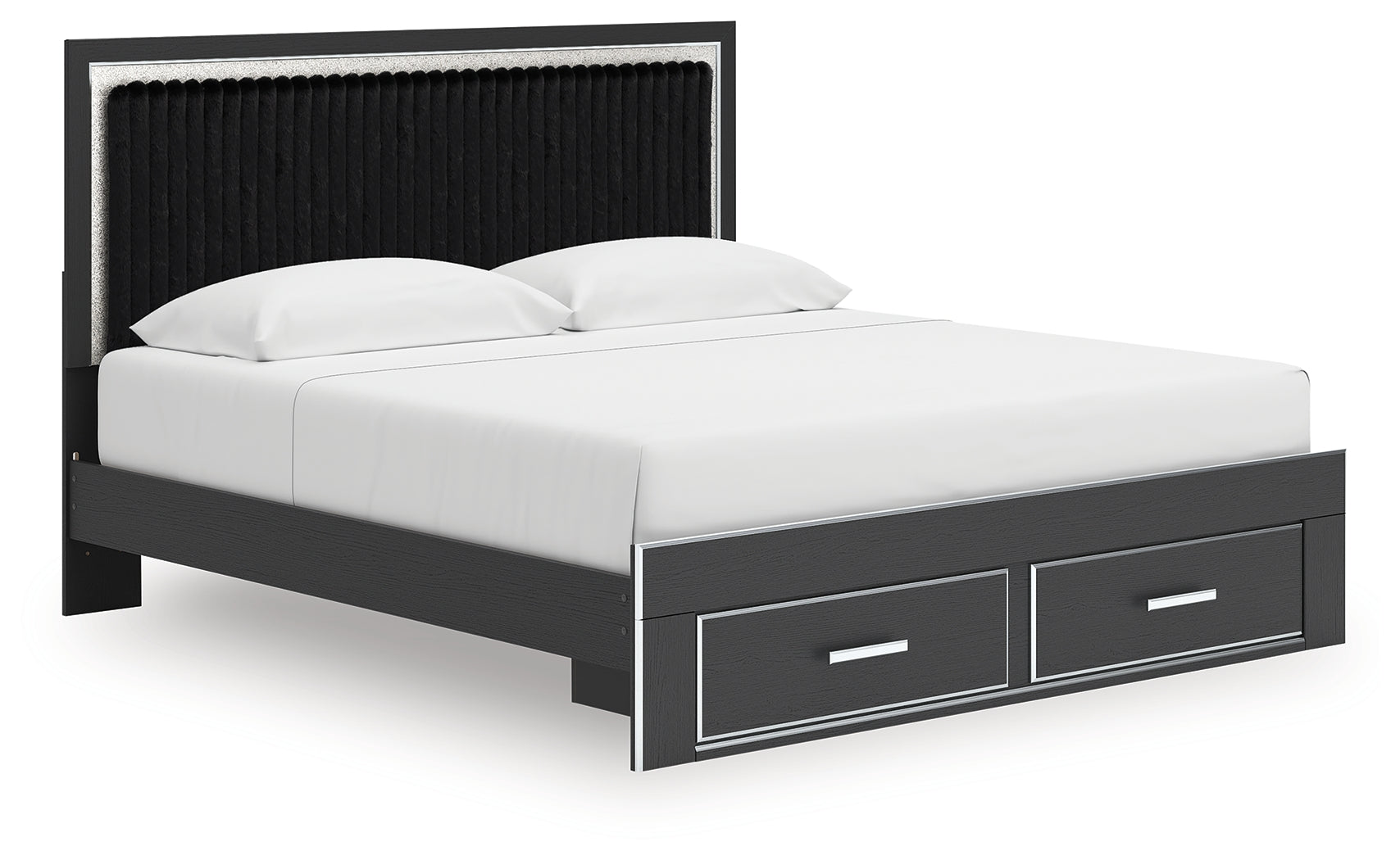 Zuraleus King Storage Bedroom Set, Black