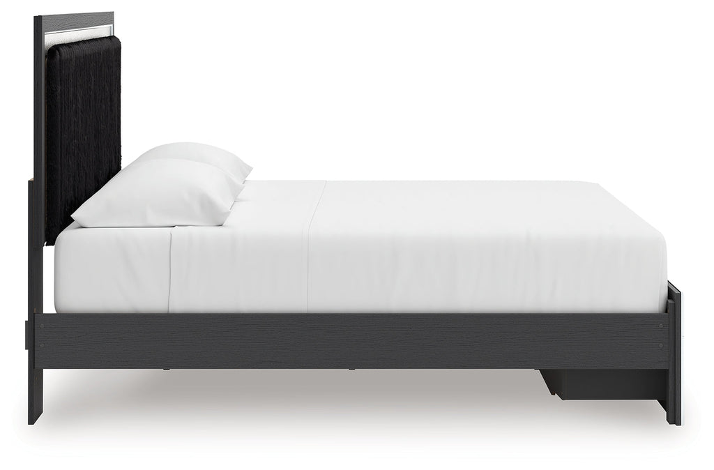 Zuraleus King Storage Bedroom Set, Black