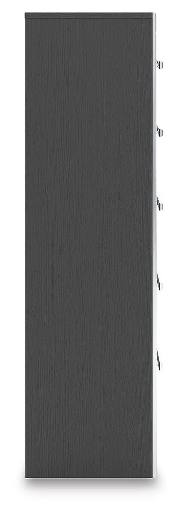 Zuraleus Black King Upholstered Bed, 2 Chests and 2 Nightstands