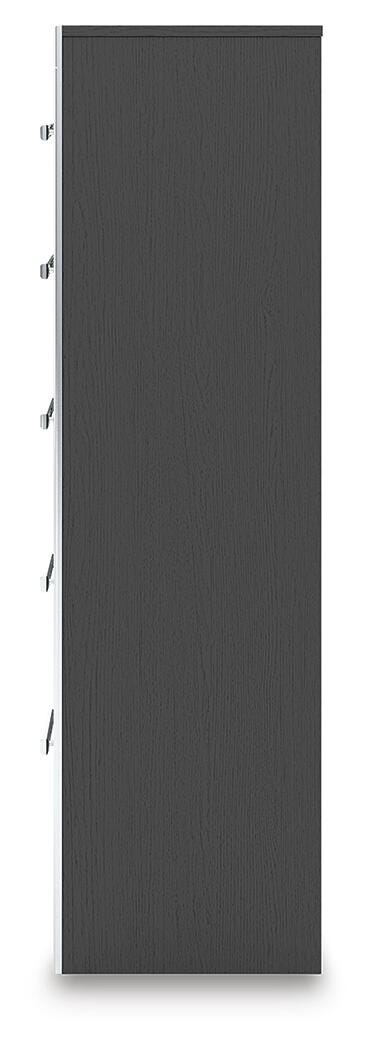 Zuraleus Black King Upholstered Bed, 2 Chests and 2 Nightstands